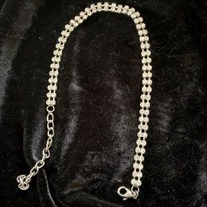 Rhinestone adjustable choker